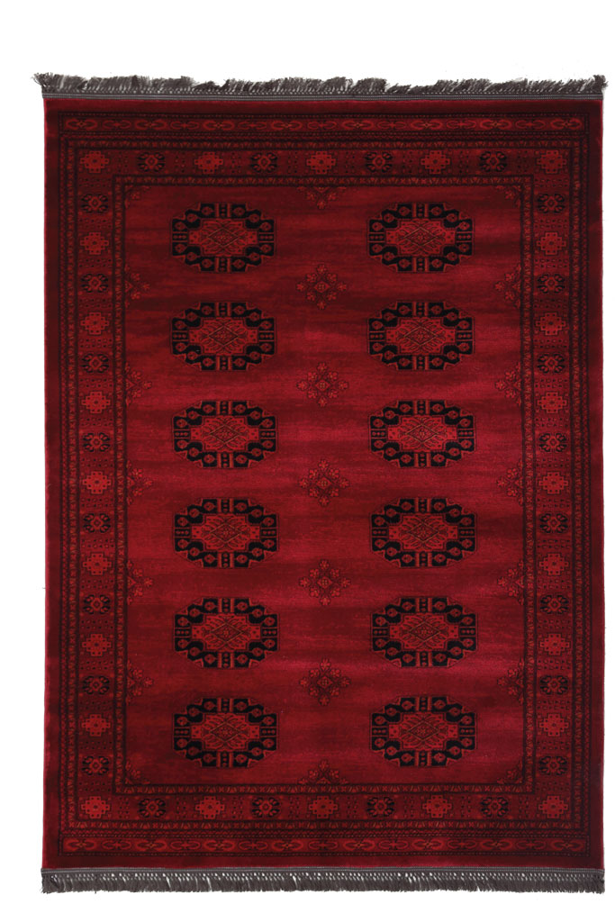 Κλασικό Χαλί Royal Carpet Afgan 6871H D.Red -  160x160 cm Round 